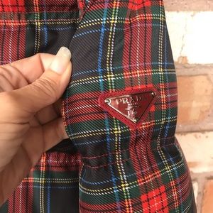 Coats | Prada Down Jacket Plaid 